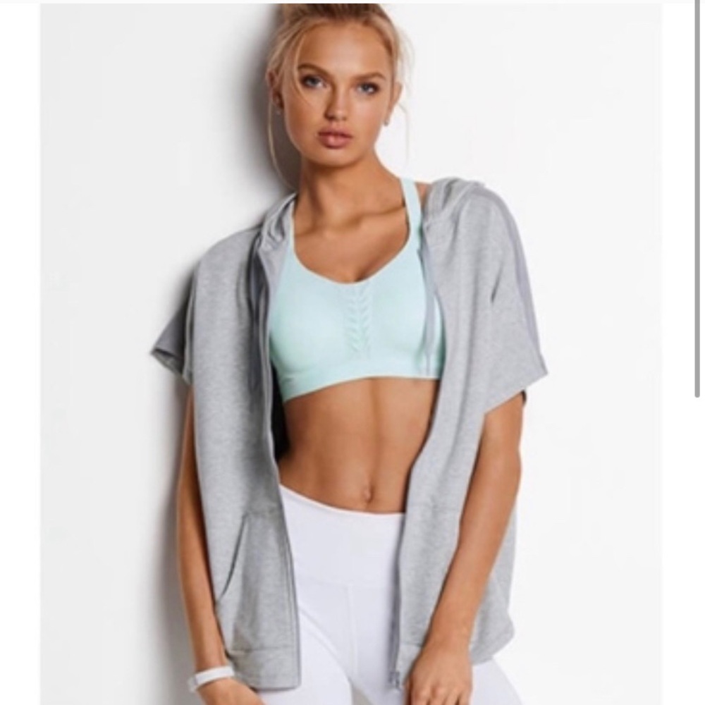 NEW Victoria Secret Short Sleeve Sweatshirt